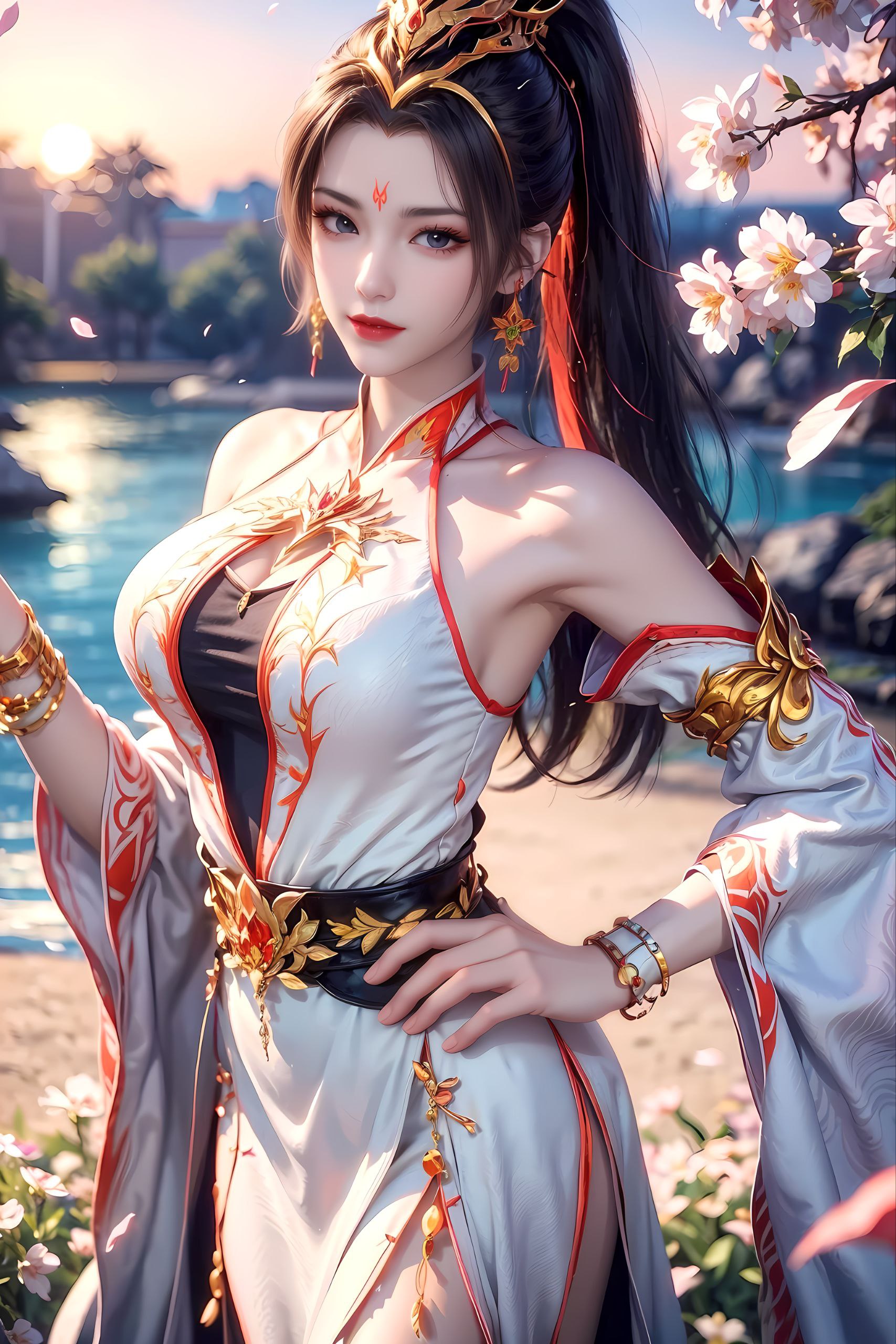 而出